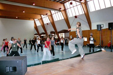 Dubi live bei einer Ihrer Hip hop-Specials im Jahr 2003